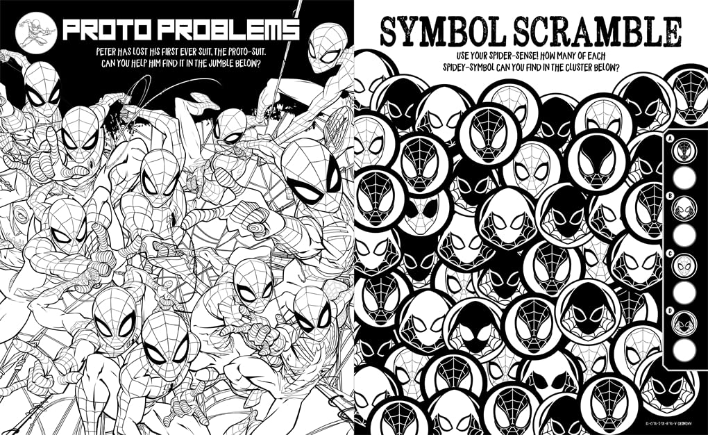 Marvel Spider-Man: Search & Find Colouring (Paperback)