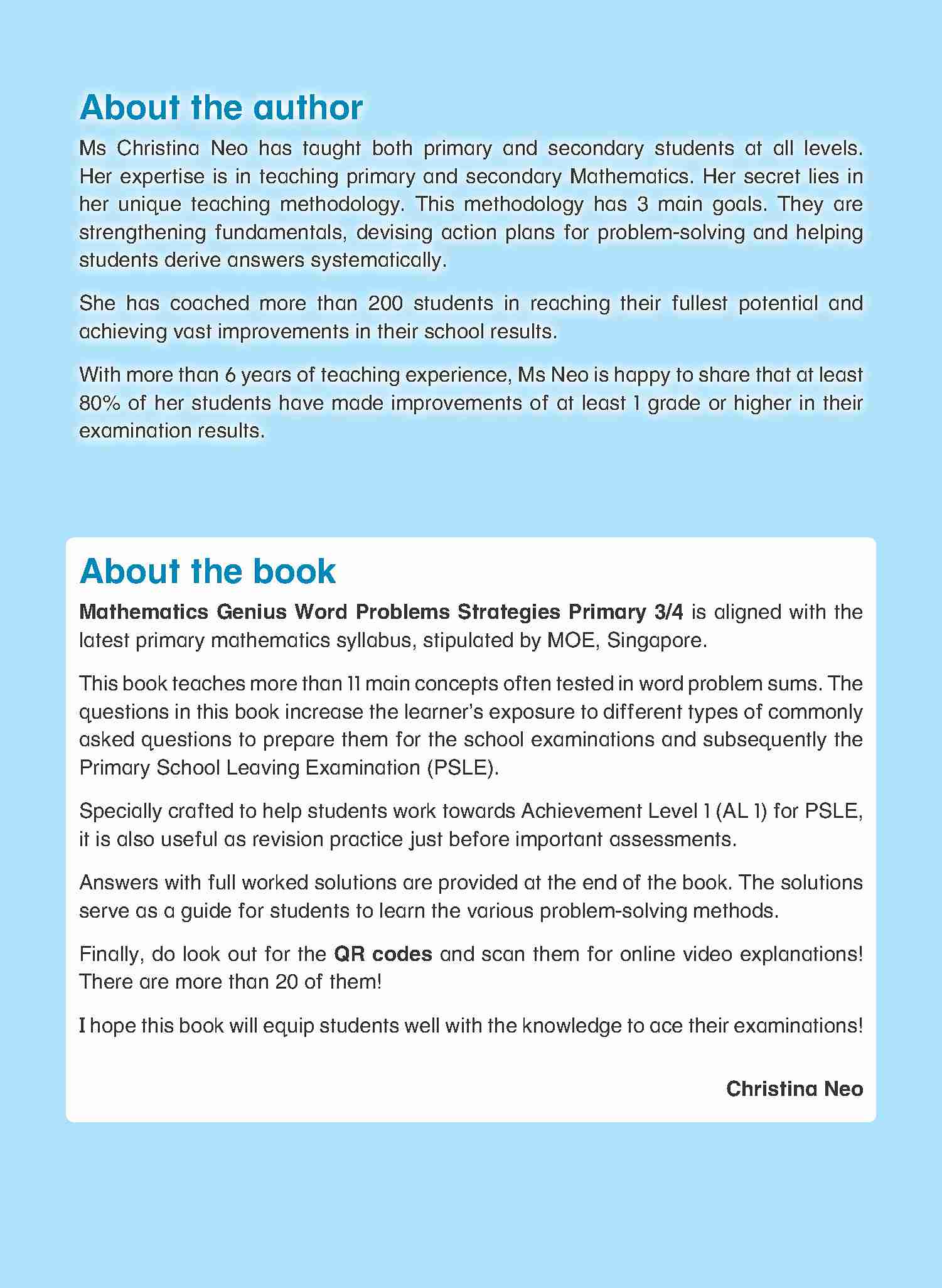 Primary 3&4 Math Genius Word Problem Strategies