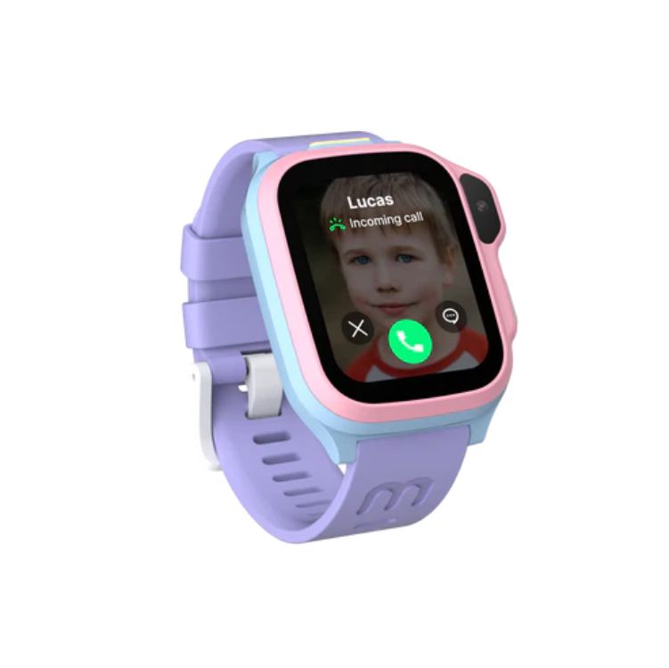 myFirst Fone S4 4G LTE Kids Smartwatch with GPS Tracking, Voice & Video Call, magiCode Messaging, and Parental Control - Cotton Candy Mix