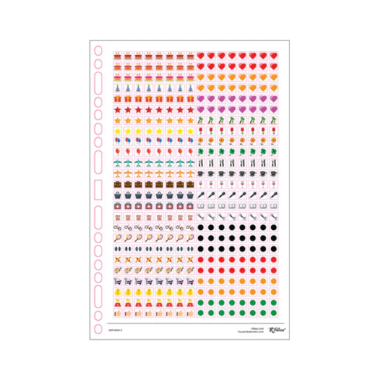 R'fillae A5 Organiser Planner Refill Planning Label Sticker