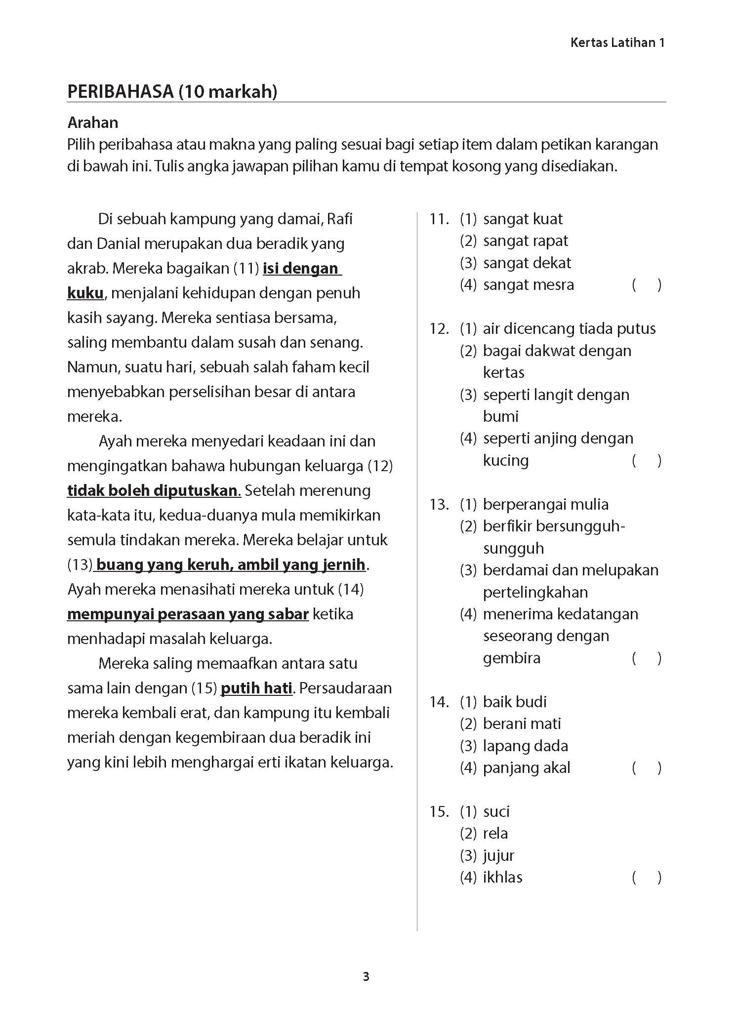 Buku Latihan Pintar Bahasa Melayu Darjah 6