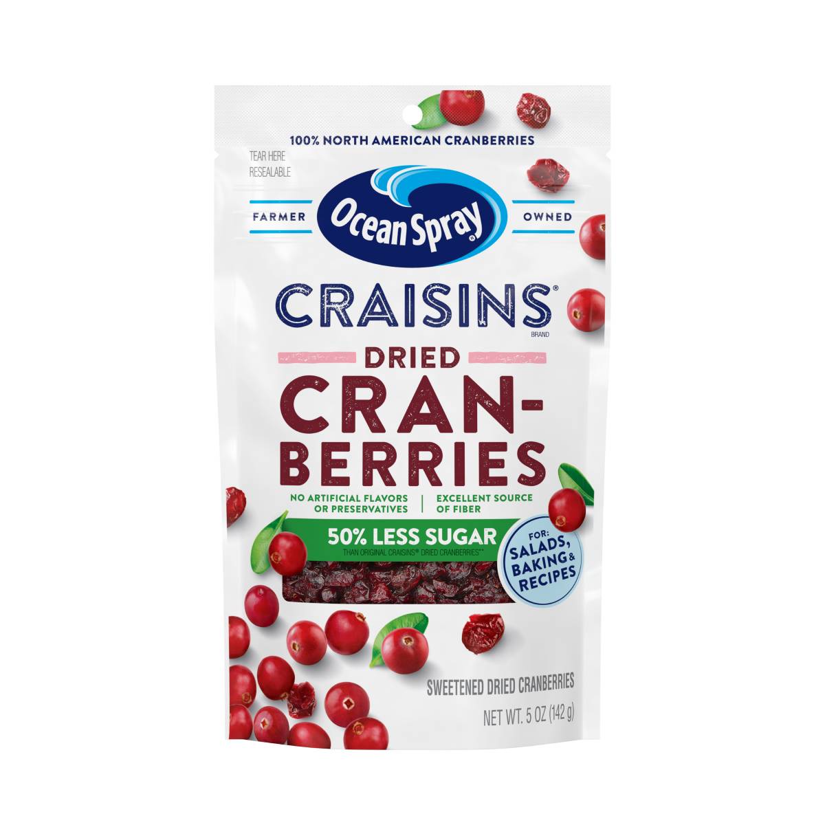 Ocean Spray Craisins Cranberries Reduced Sugar 170g