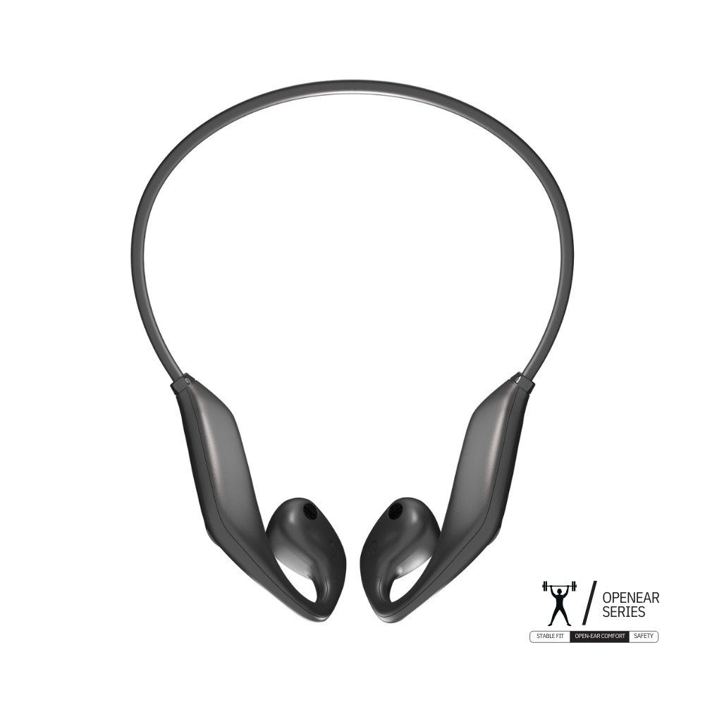 Soul Openear Plus - Air Conduction Headphone For Sport With Deep Bass - Black