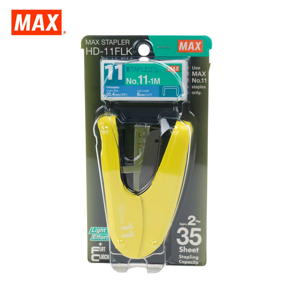 MAX STAPLER HD -11FLK VAIMO 11 FLAT CLINCH