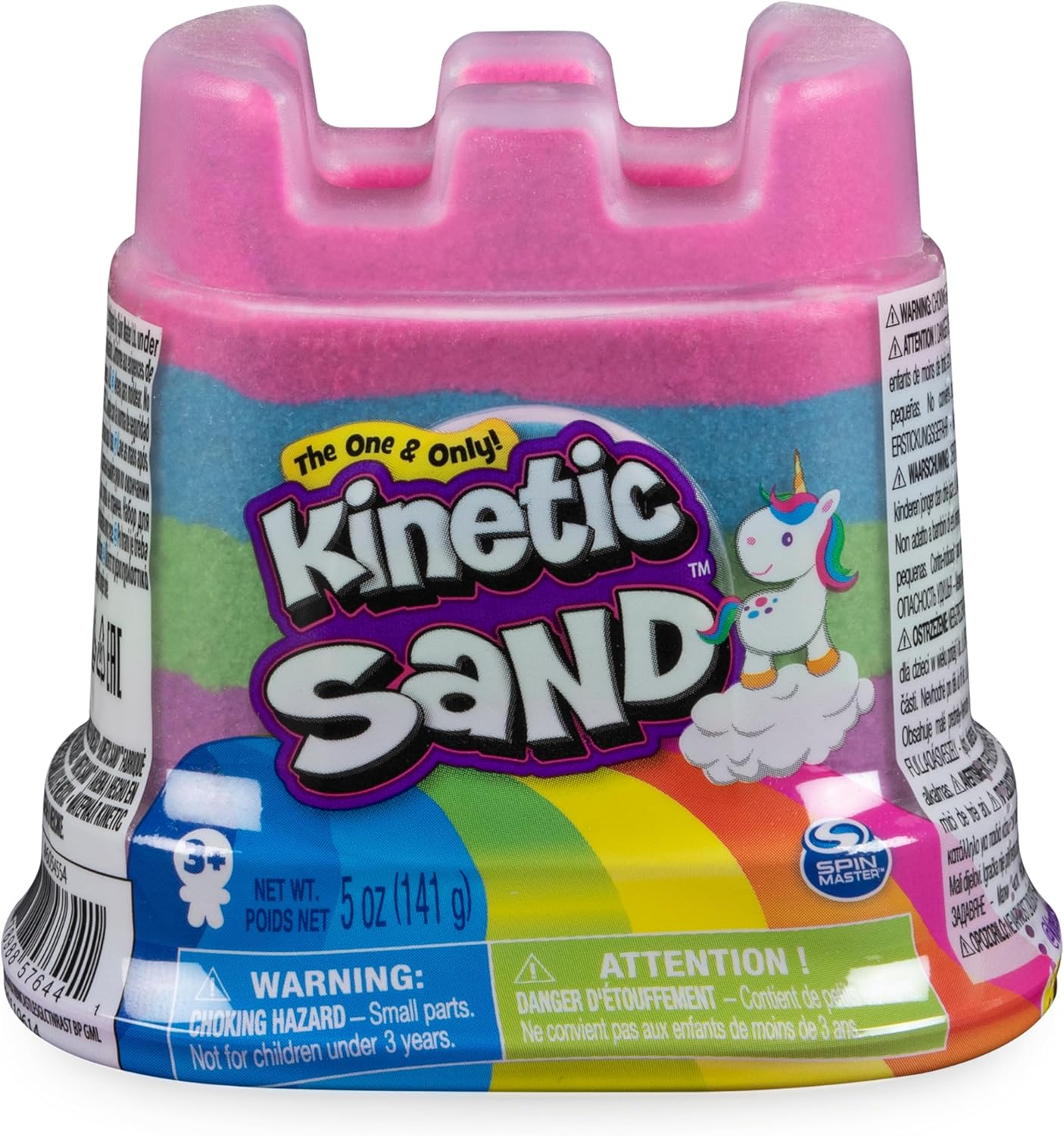 SPIN MASTER KINETIC SAND RAINBOW UNICORN CASTLE
