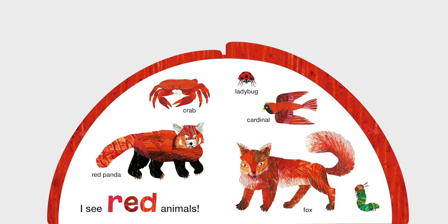 World of Eric Carle: The Very Hungry Caterpillar's Animal Colors (Board Book)