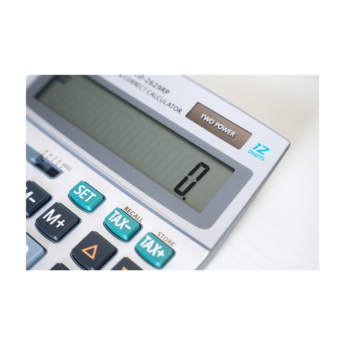 Pop Bazic 12-Digit Large Desktop Calculator (CD2629RP)