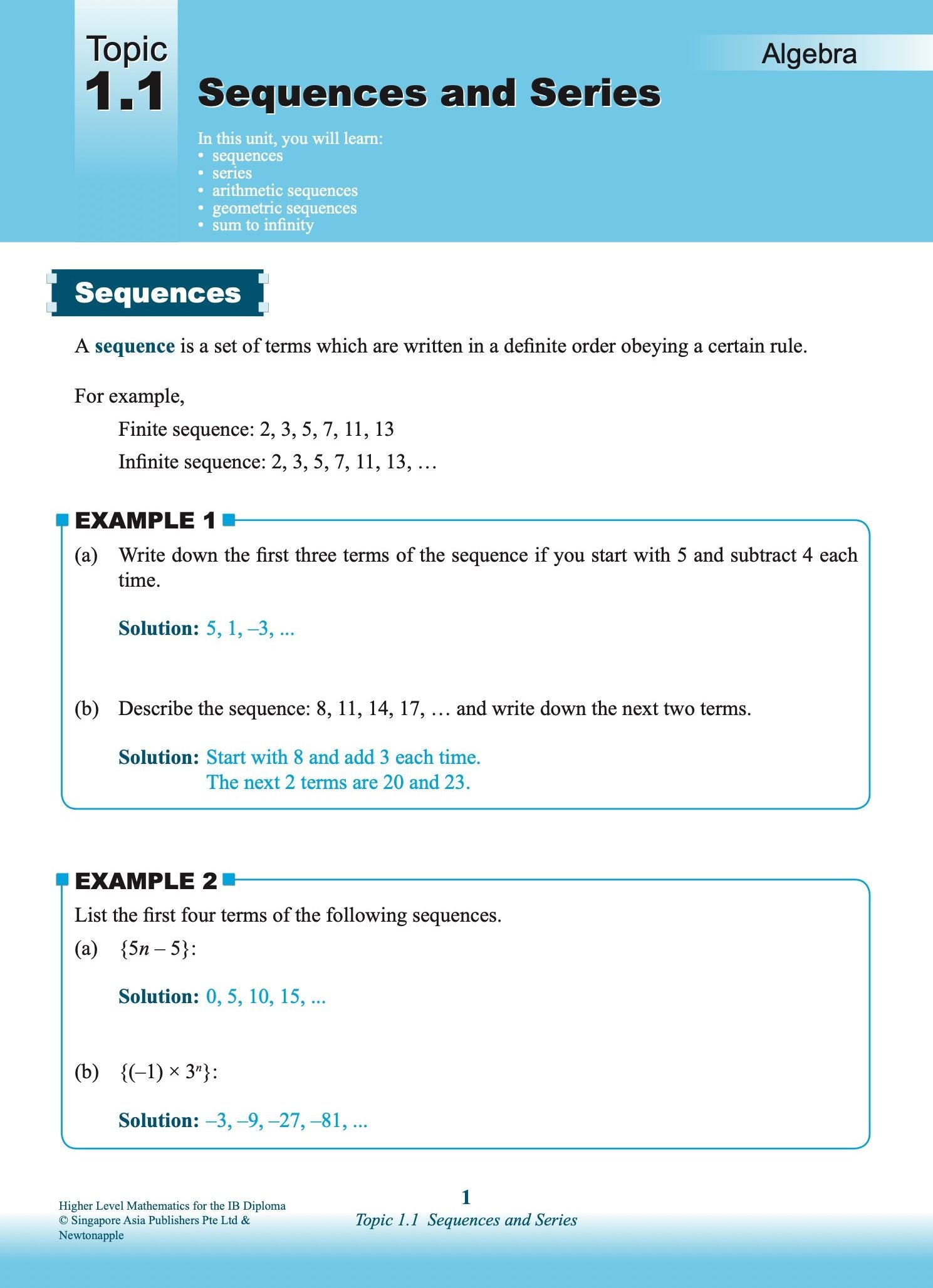 Higher Level Mathematics for the IB Diploma