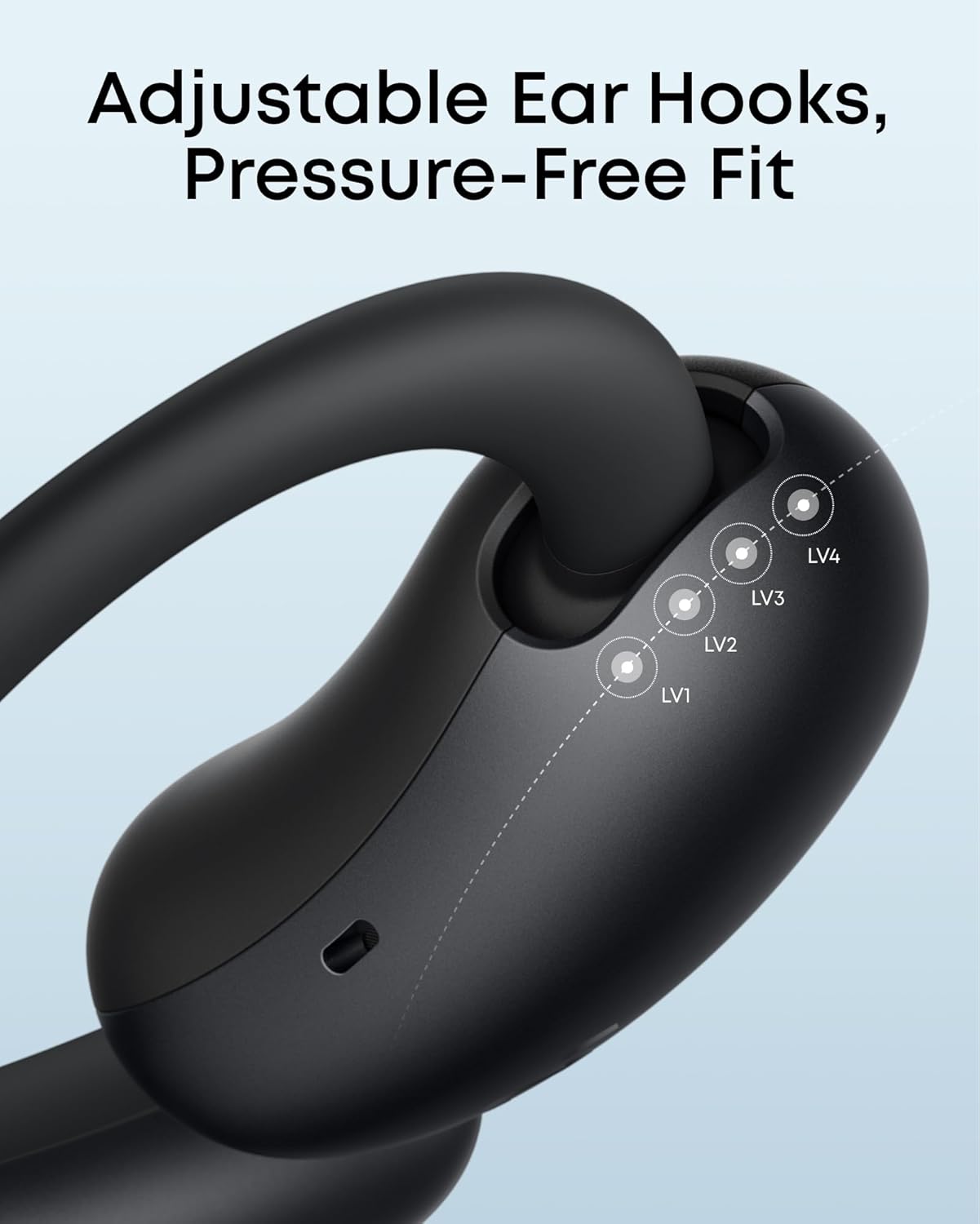 Soundcore AeroFit 2 by Anker, Open-Ear Headphones (Black)