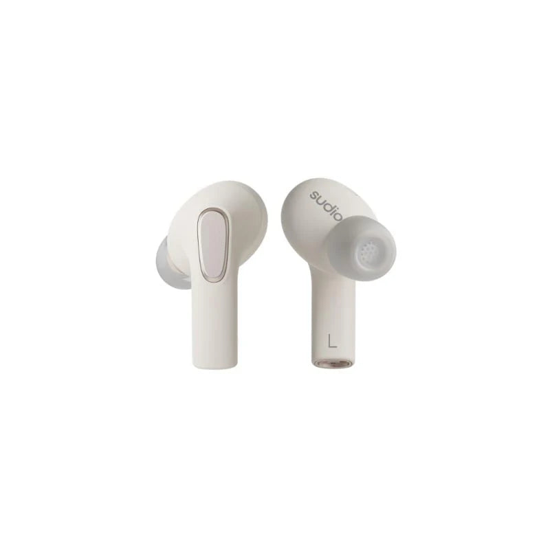 Sudio E3 The Hybrid Active Noise Cancelling True Wireless Earbuds - White