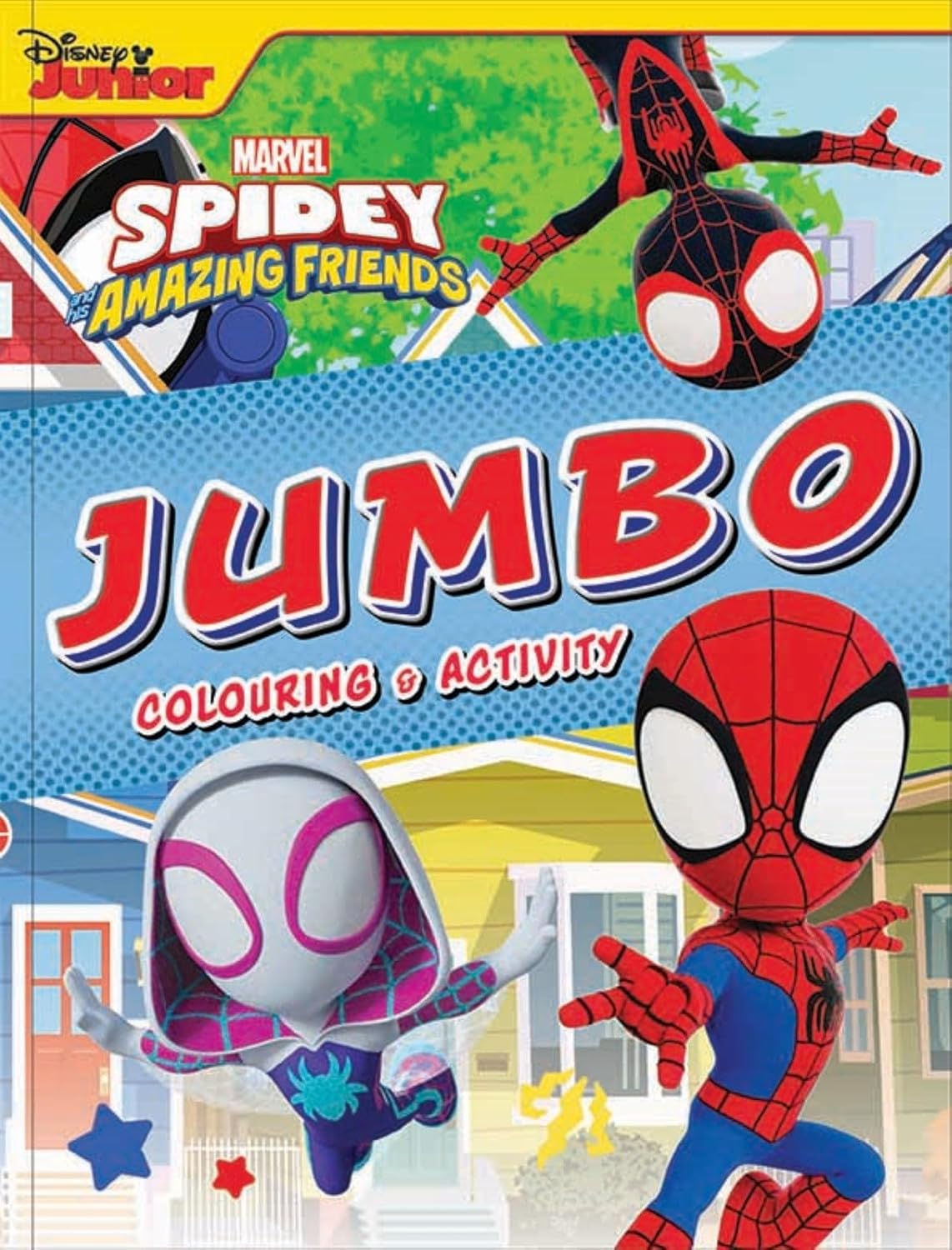 Spidey and His Amazing Friends - Jumbo Colouring Book (Paperback)