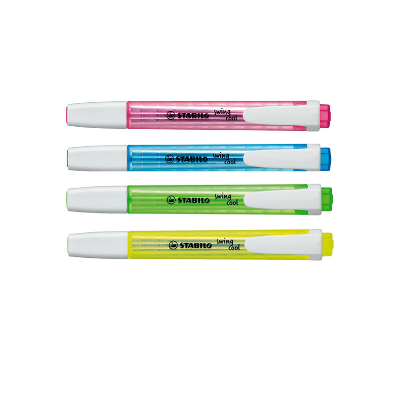 STABILO Swing Cool highlighter set of 4