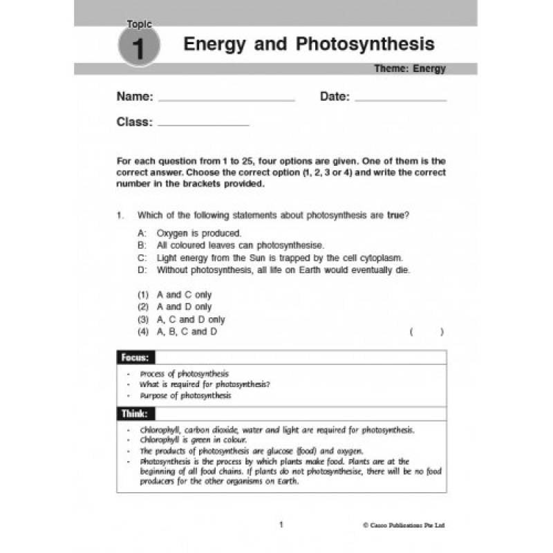 Focus and Think Science Primary 6