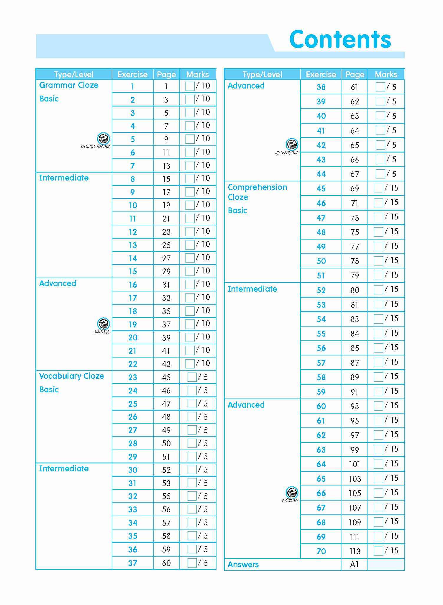 Primary 6 Conquer ENGLISH CLOZE Workbook 6-7th Edition