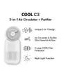 Acerpure Cool C3 3-in-1 Air Circulator and Purifier AC333-10W - White