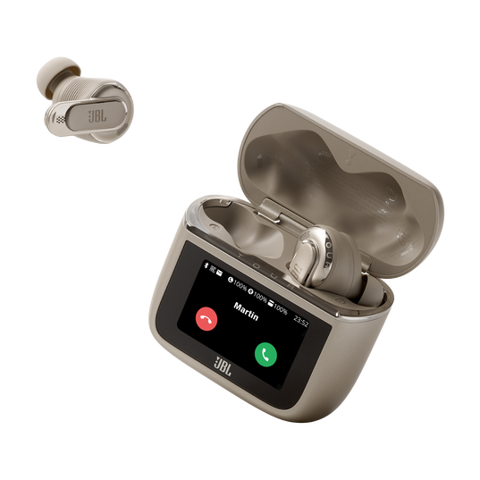 JBL Tour Pro 3 Adaptive Noise Cancelling Earbuds - Latte