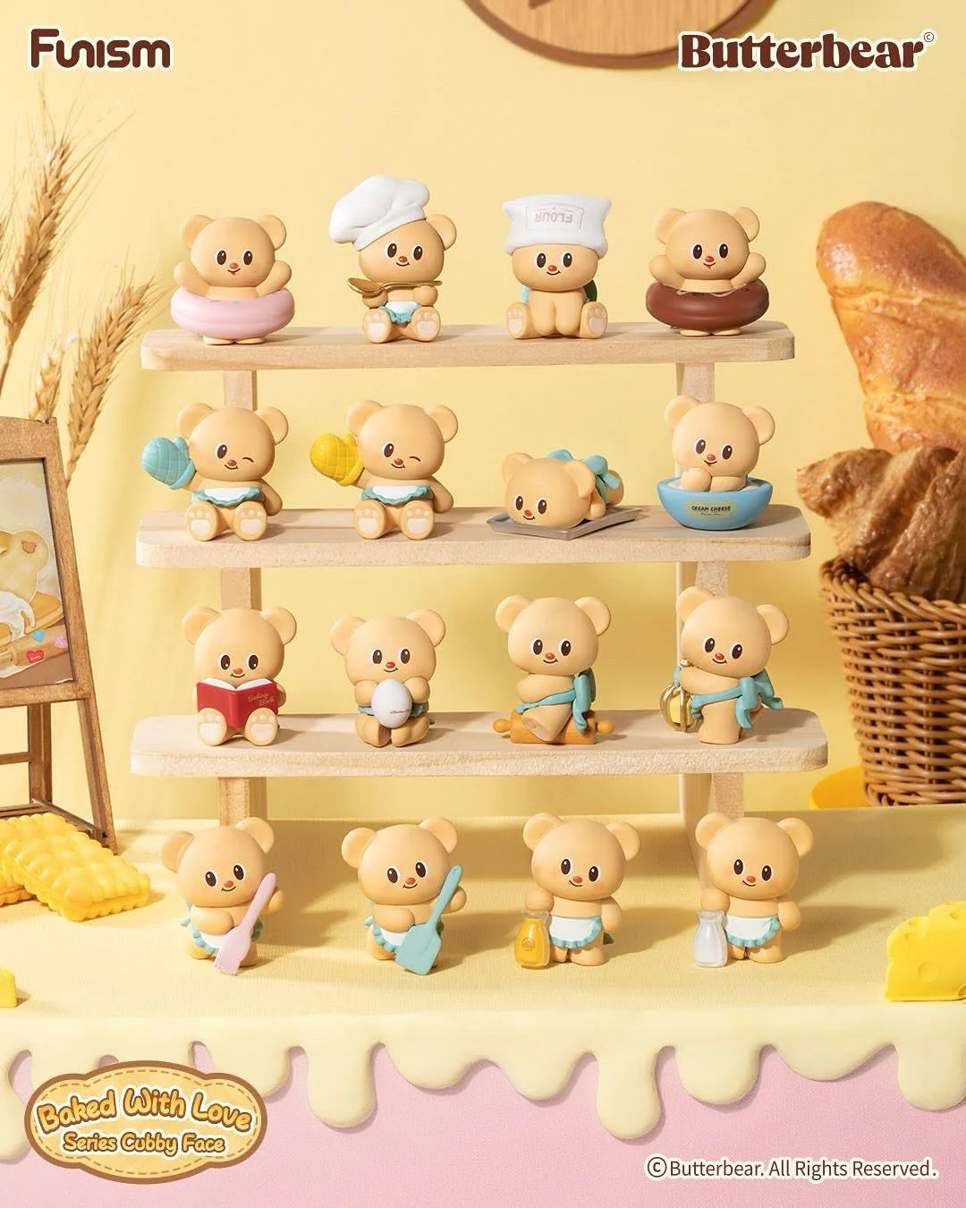 Funism Butterbear Baked W Love Blindbox