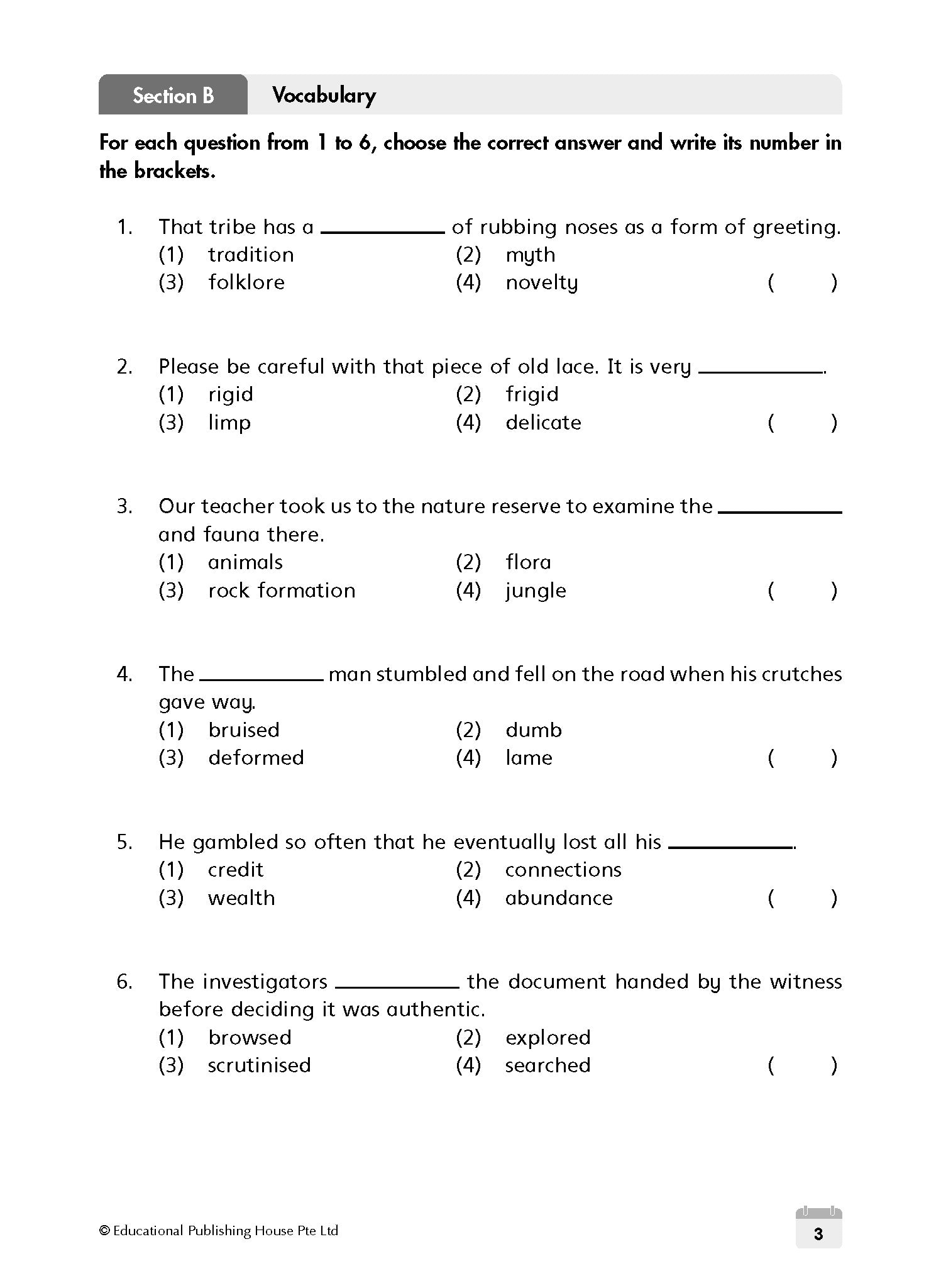 Primary 5 English Weekly Revision 5th Edition