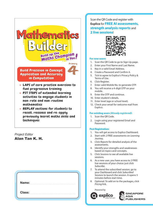 Mathematics Builder Primary 4