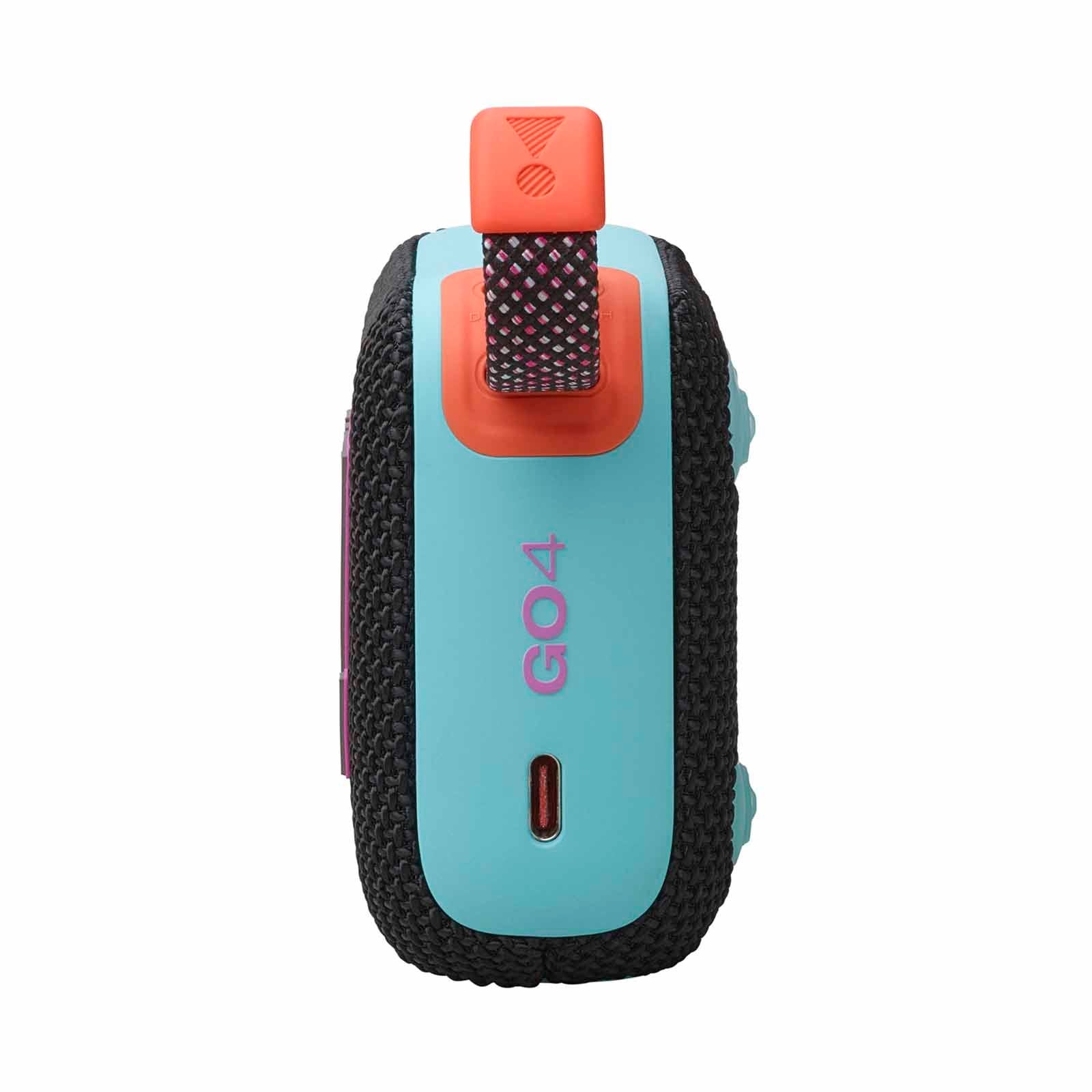 JBL Go 4 Bluetooth Speaker - Black/Orange