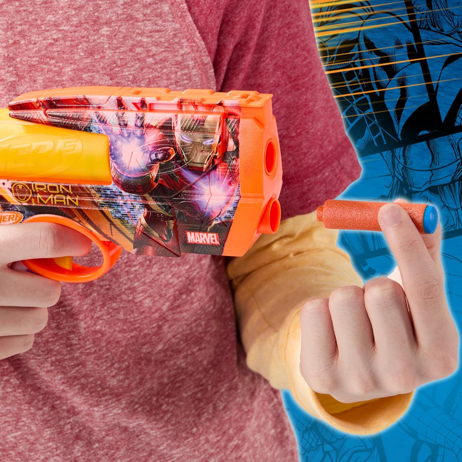 HASBRO NERF MARVEL IRON MAN DART BLASTER