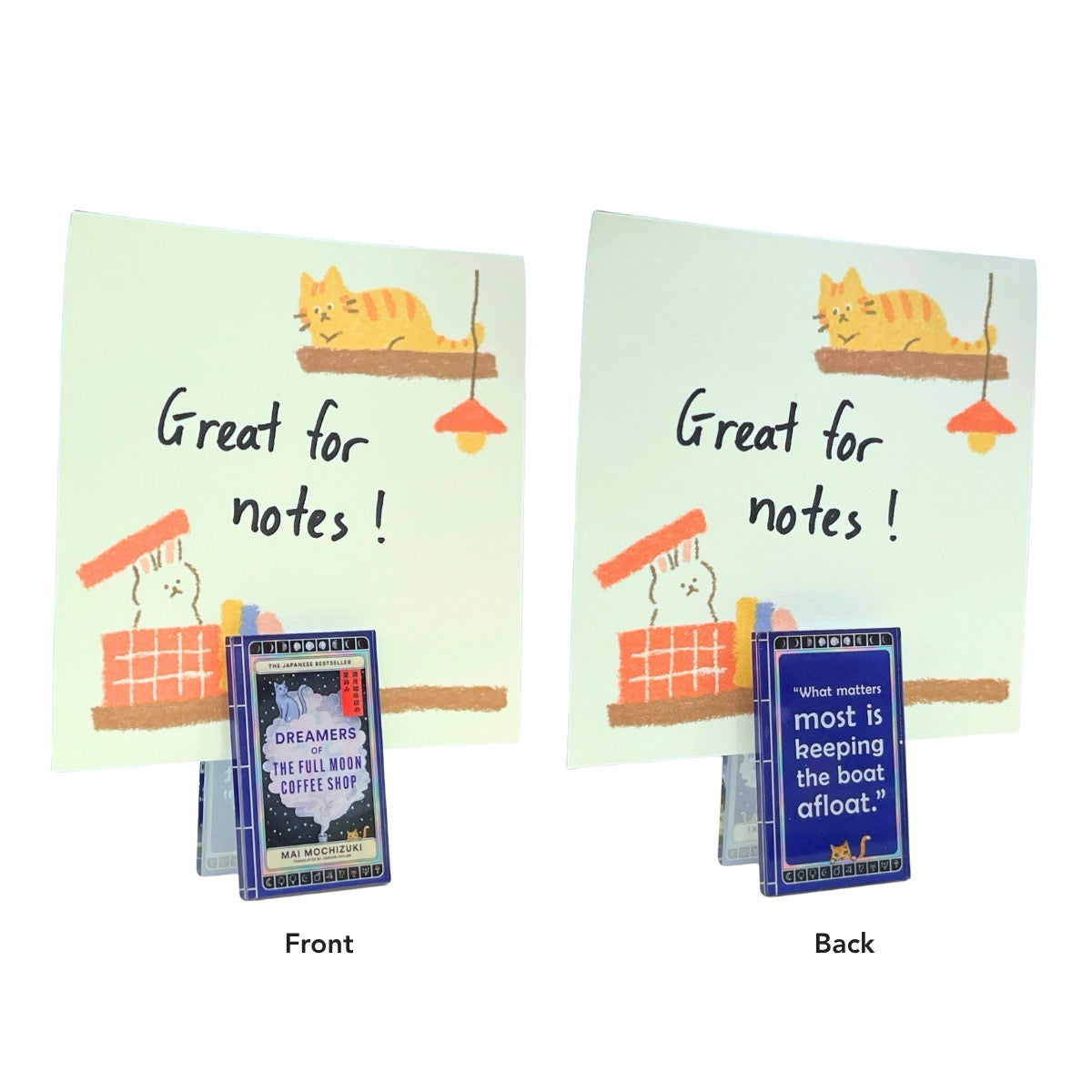 Free Gift - Dreamers of The Full Moon Coffee Shop Acrylic Note Clip