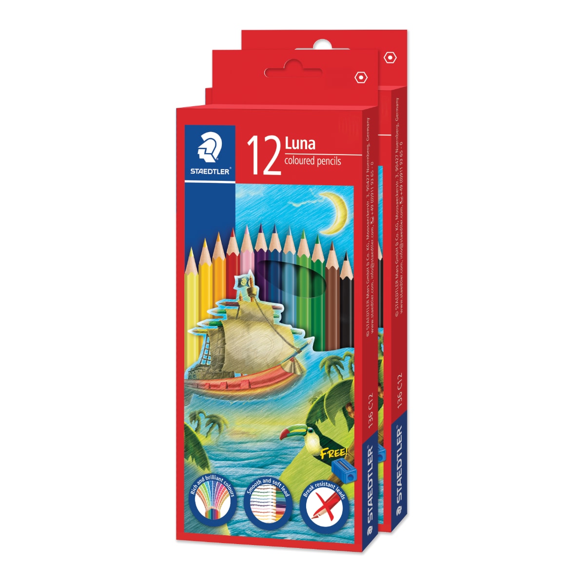 Staedtler Luna Permanent Twin Pack 136 C12 