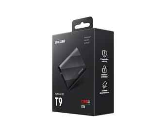 Samsung Portable SSD T9 USB 3.2 Gen 2x2 1TB - MU-PG1T0B/WW