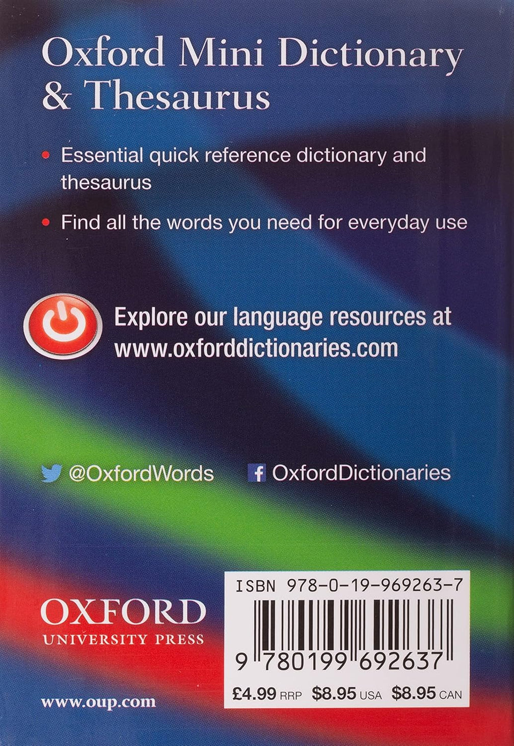 Oxford Mini Dictionary and Thesaurus