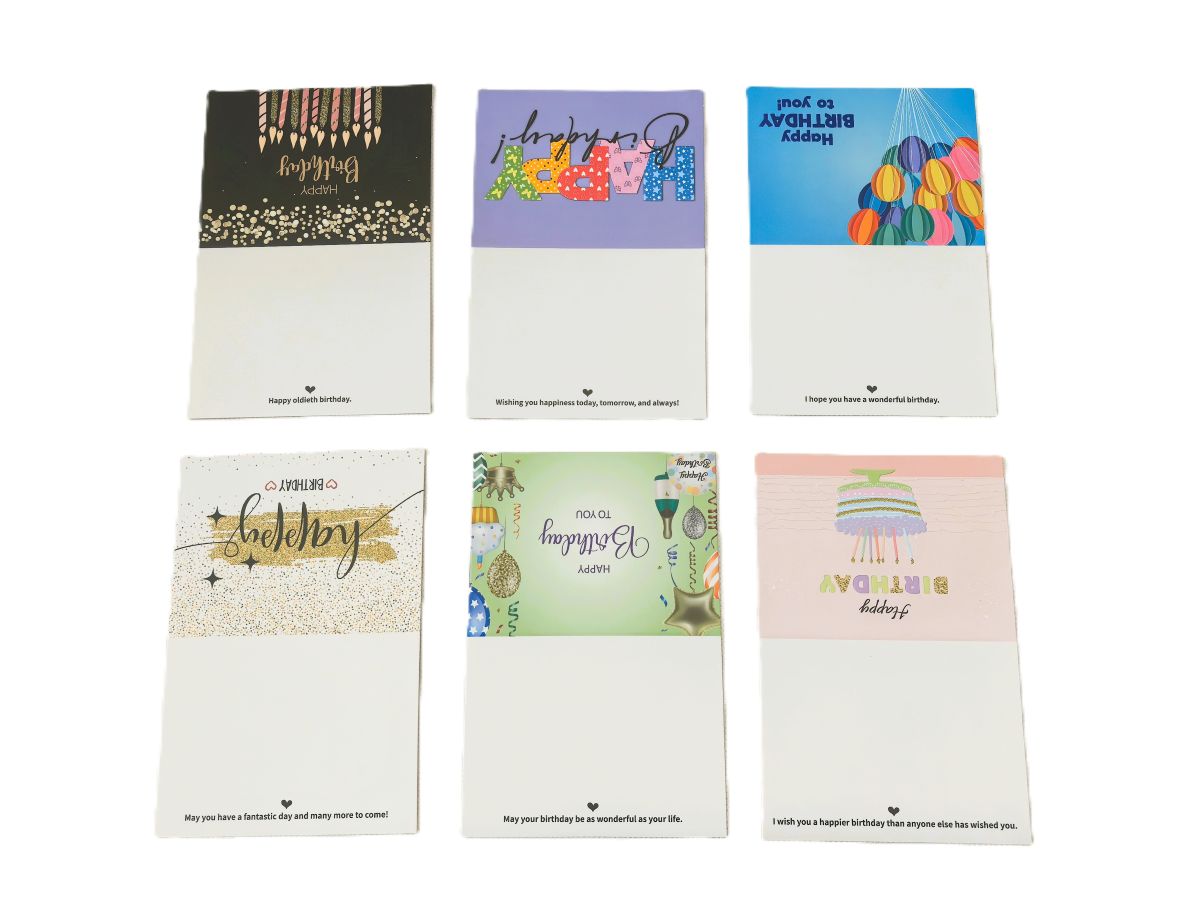 Birthday Embross Card 20P/Set
