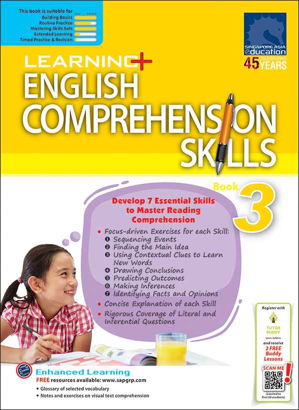 Learning+ English Comprehension Skills Book 3 – Popular Book Company ...