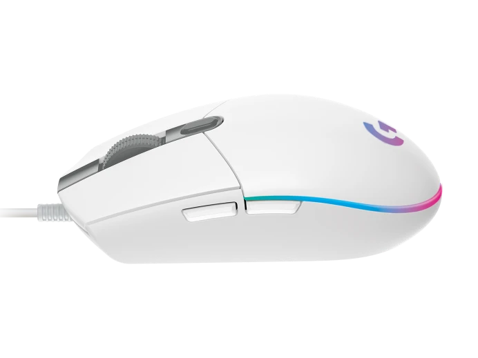 Logitech G203 LIGHTSYNC RGB 6 Button Gaming Mouse - White