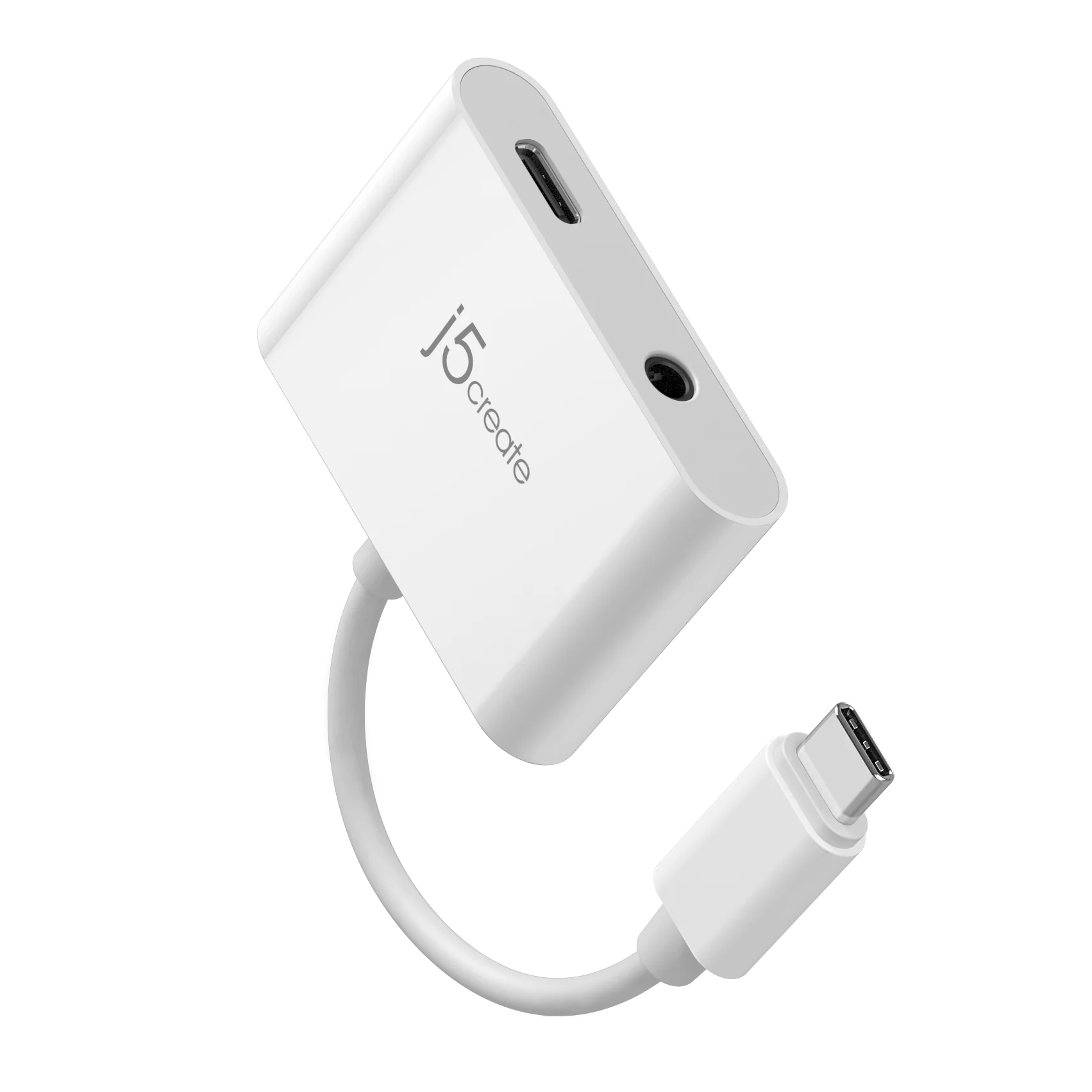 J5Create JCA122 USB-C to 3.5mm Audio with PD Adapter