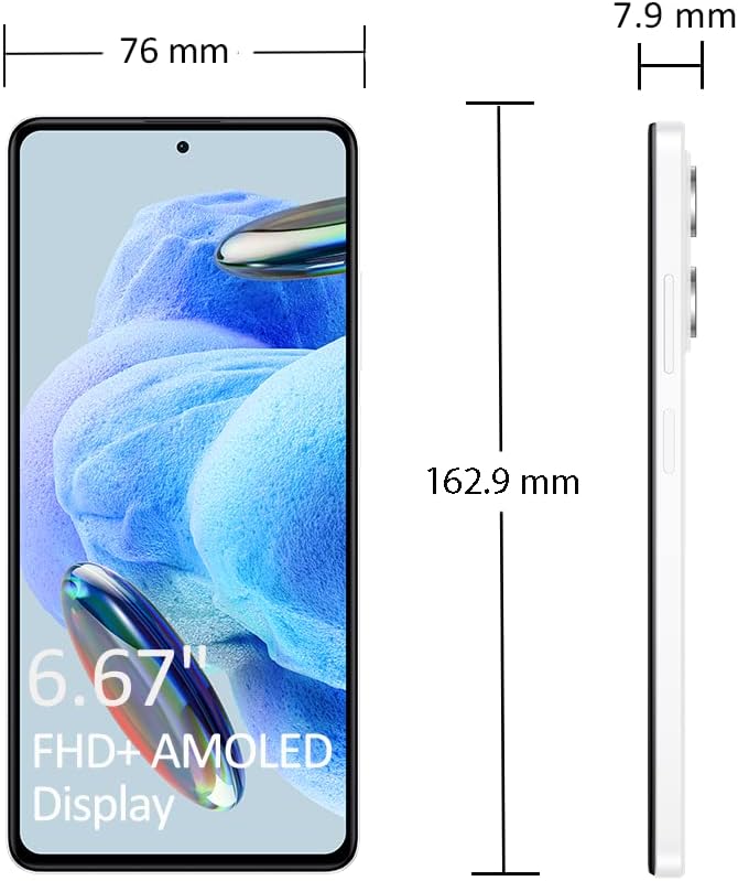 Xiaomi Redmi Note 12 Pro 5G (8GB RAM/256GB Storage) (Polar White)