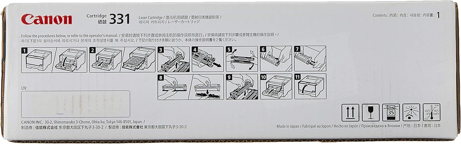 Canon 331 Original Cyan Toner Cartridge 
