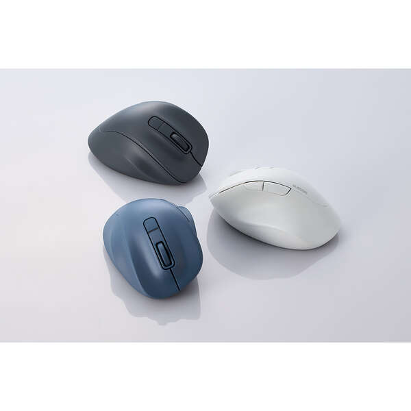 Elecom M-XGS30BBSKBU 5 Button BT Silent Mouse (S) - Blue