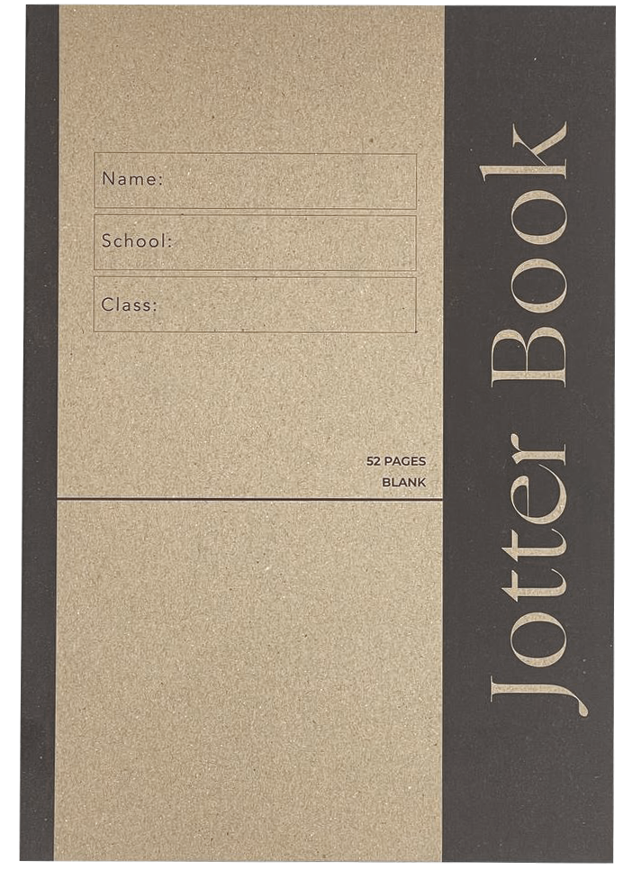 7x10" 52P JOTTER BK [PLAIN] -Sch ES