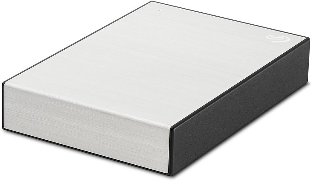 Seagate STKY2000401 One Touch External HDD with Password Protection, 2TB, Silver
