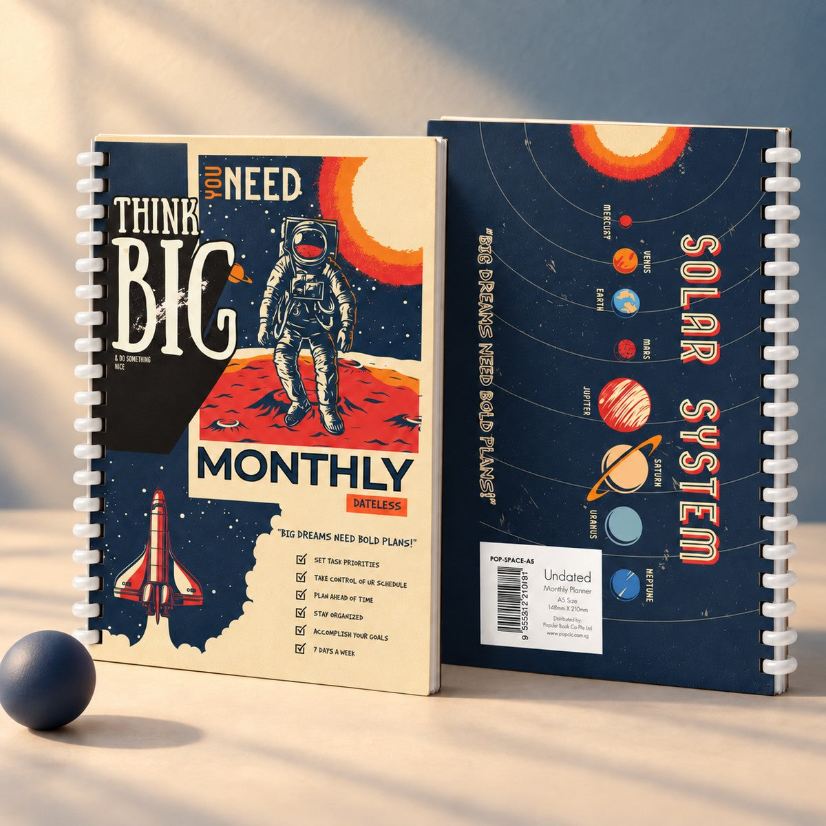 Undated Planner Notebook'26 A5 - Space