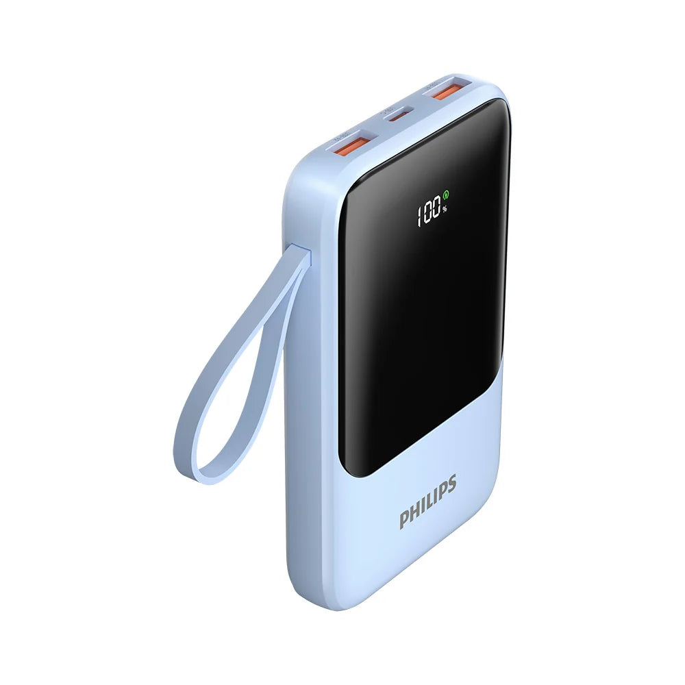 Philips DLP2223L/97 10000mAh CCC 22.5W USB-C+Lightning - Blue
