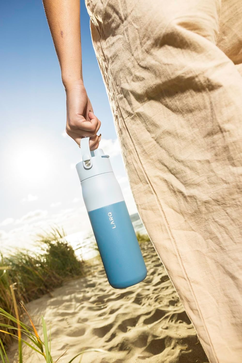 Bottle Larq Swig Top 680ml / 23oz  - Amalfi Blue