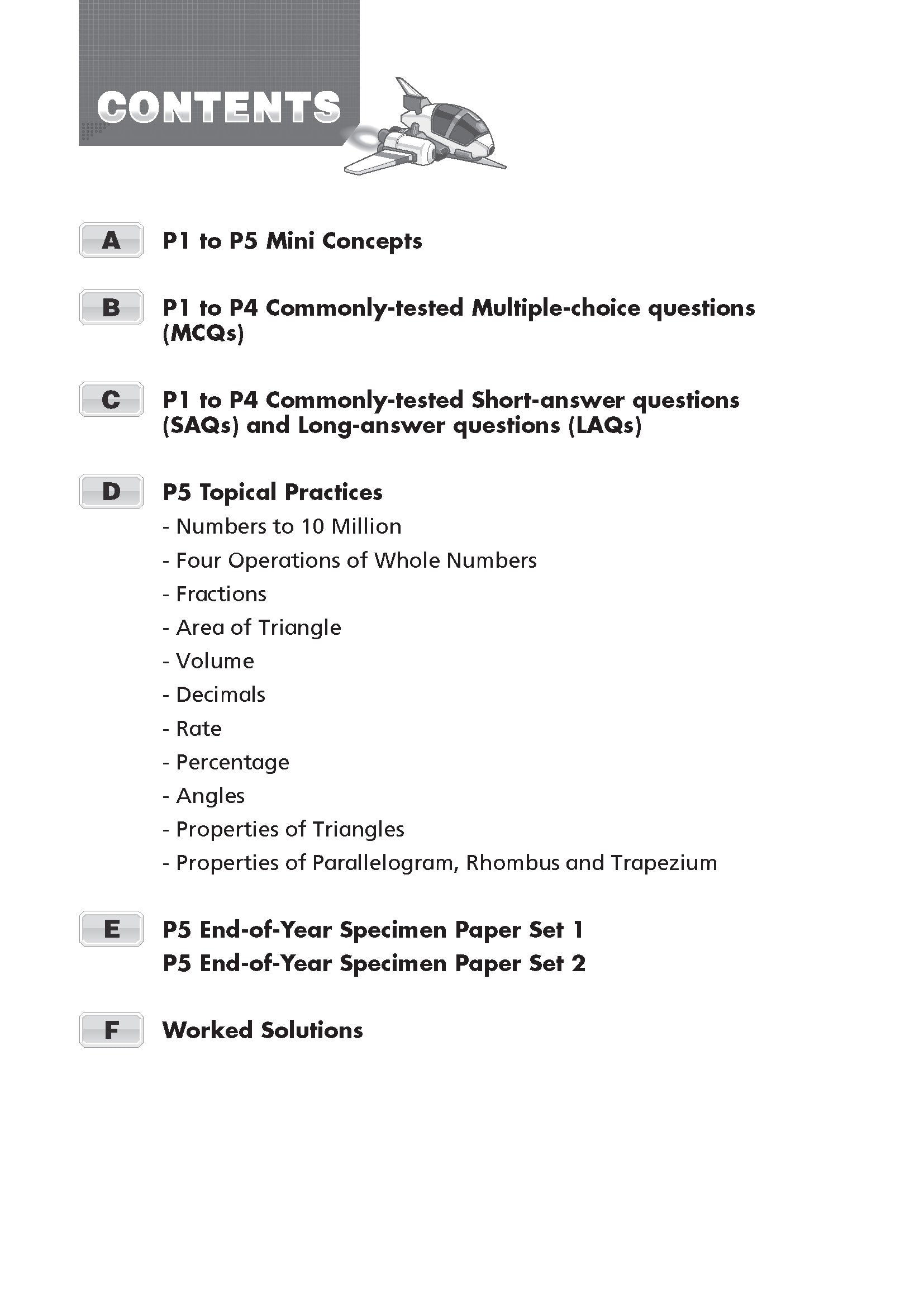 Primary 5 Maths Exam Power Pack