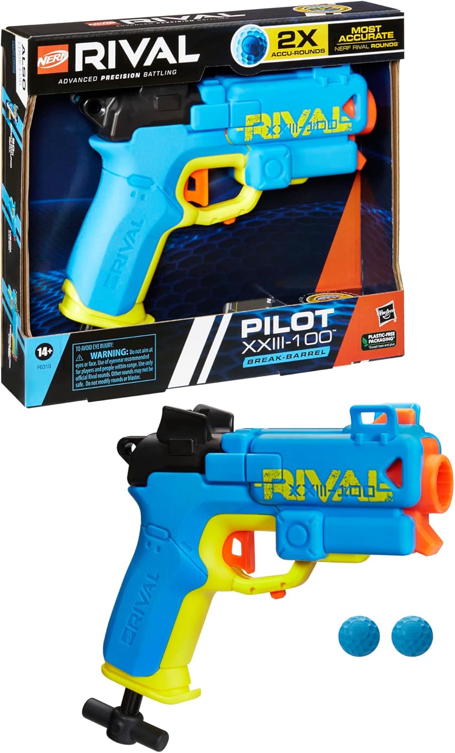 HASBRO NERF RIVAL PILOT XXIII 100 BLASTER