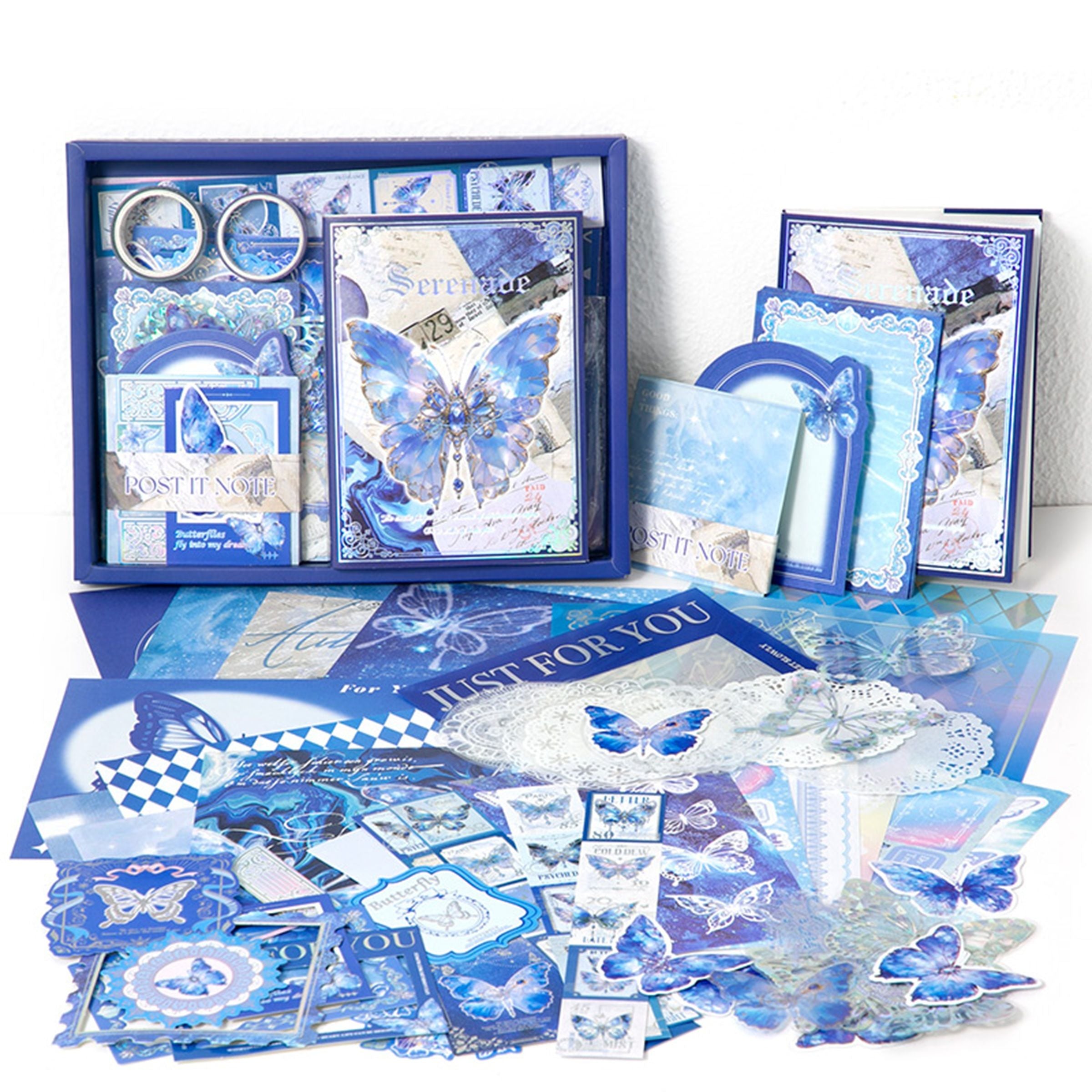 Scrapbooking Stickers and Notebook Set, Butterfly XM2405