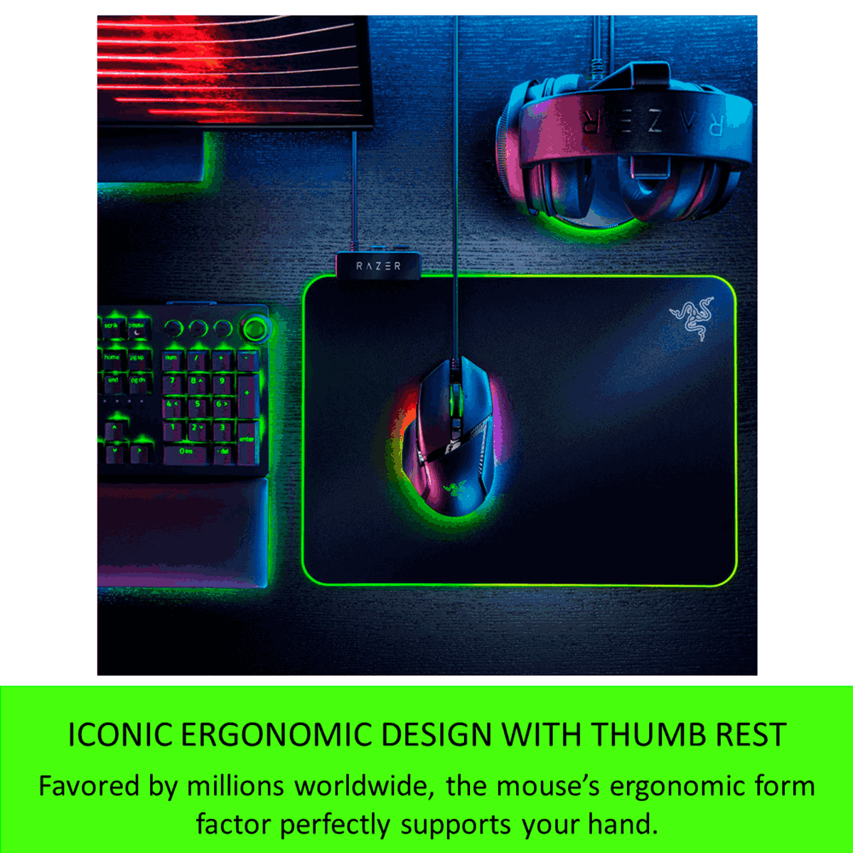 Razer Basilisk V3 Ergonomic Wired Gaming Mouse