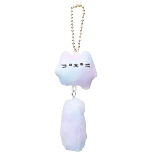 Fluffy Plush Keychain - Marshmallow
