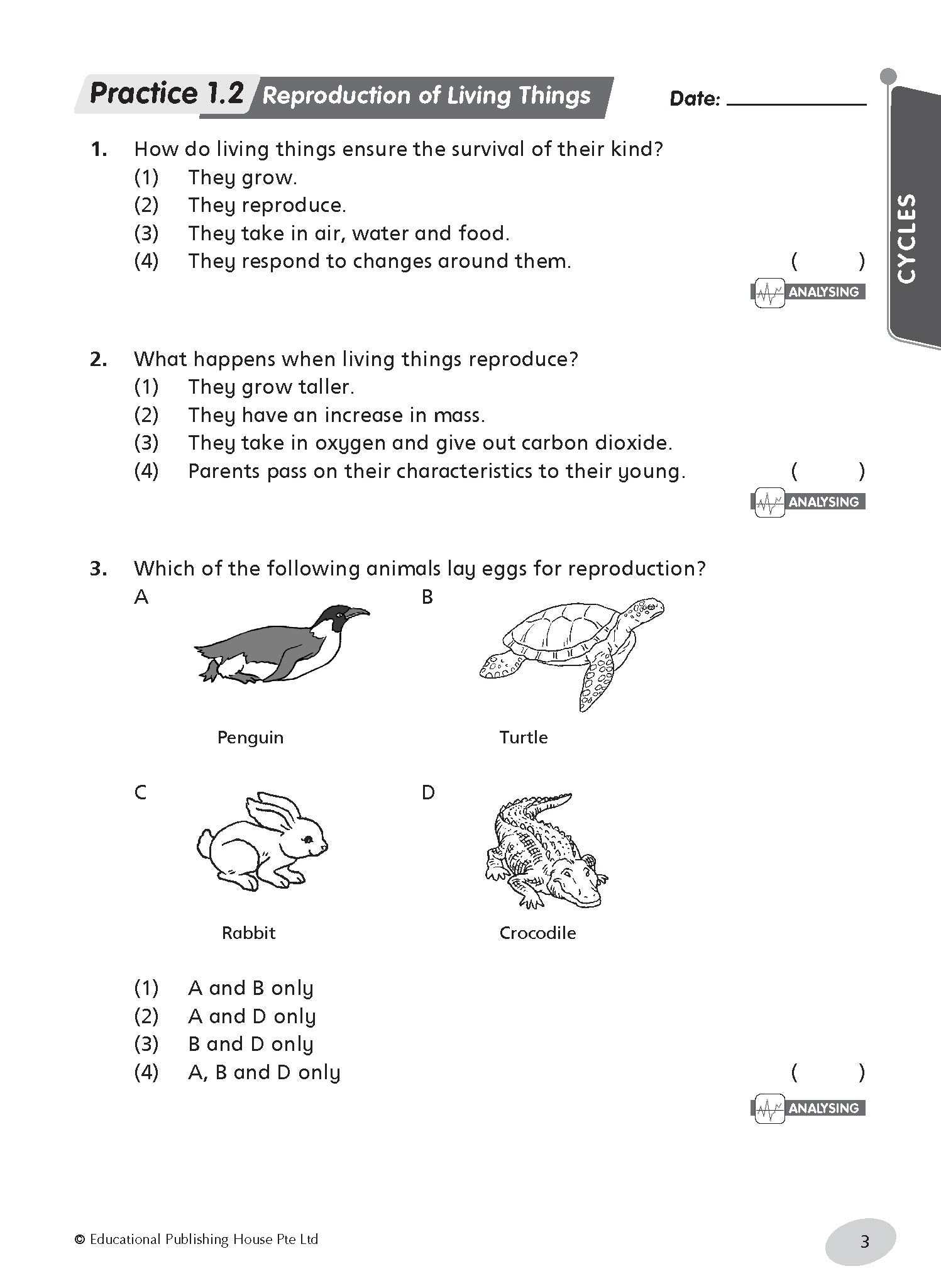Primary 5 Science Practice