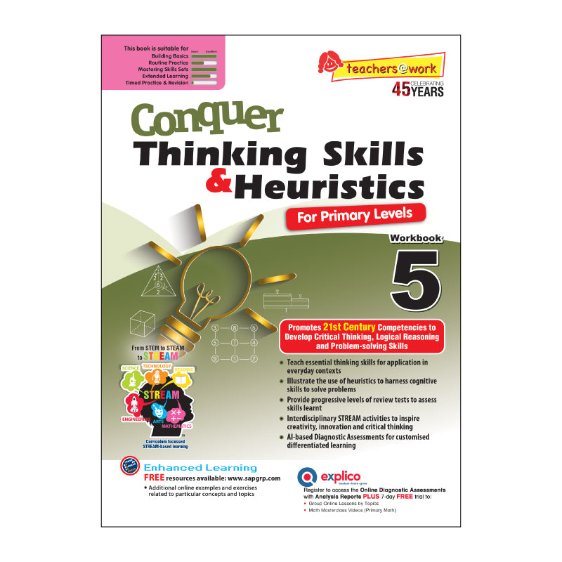 Conquer Thinking Skills & Heuristics Workbook 5