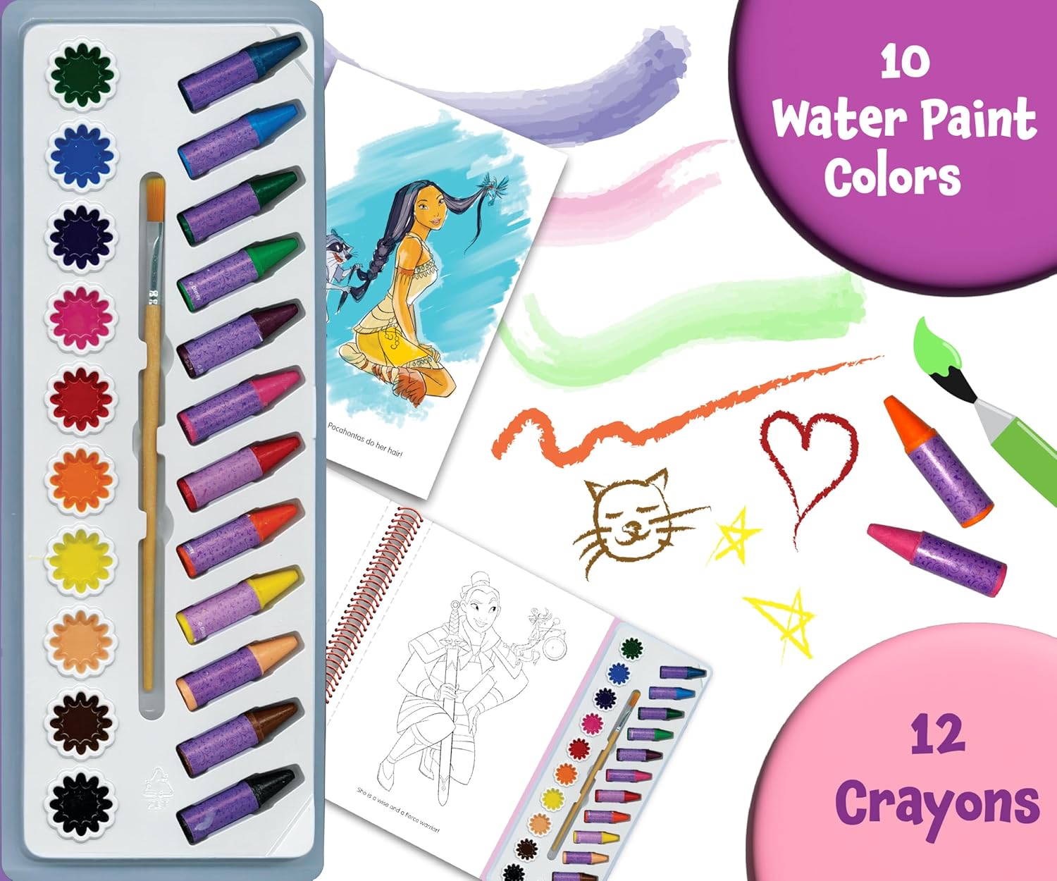 Disney Princess Deluxe Poster Paint & Color