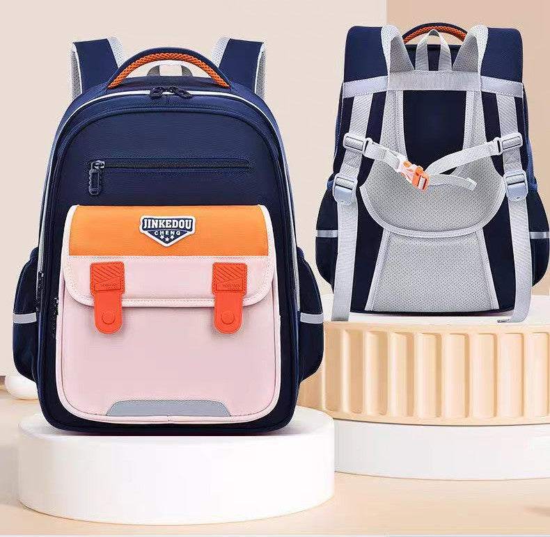  Ergonomic Primary School Backpack - 3 Assorted Colour 